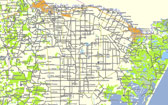 Ciudad Reynosa en Mapa E32 GPS