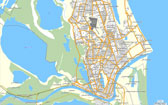 Madero en Mapa E32 GPS