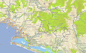Manzanillo en Mapa E32 GPS