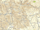 Mountain range included in map E32 gps