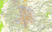 Aguascalientes in Mapa E32 GPS