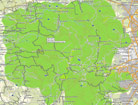 Parques nacionales incluídos en mapa E32 gps
