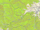 Veredas incluídas en mapa E32 gps