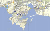 San Carlos en Mapa E32 GPS