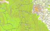 Victoria en Mapa E32 GPS